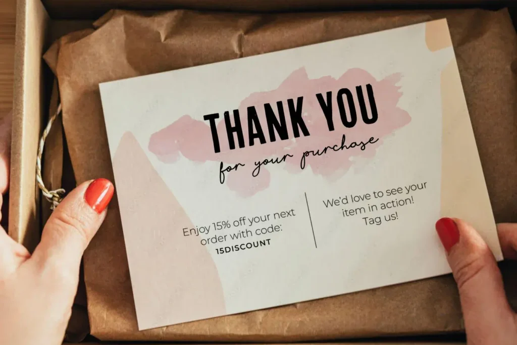 Dropshipping from China to Europe: How to Cut Shipping Time to 6–8 Days? 7 custom brand thank-you cards